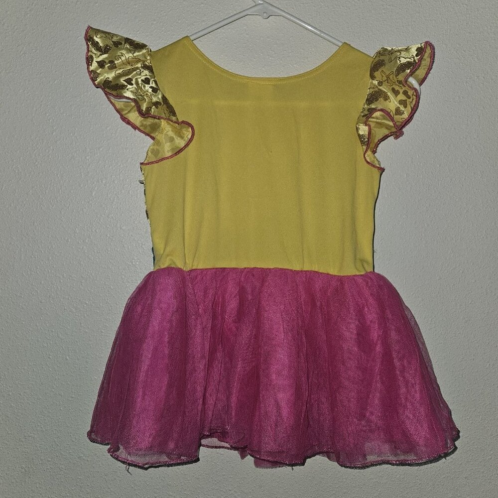 Disney Collection Fancy Nancy Halloween Costume Girls Medium 7-8 Glitter RARE - Picture 6 of 8